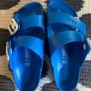 Birkenstock EVA Arizona, Neon Blue